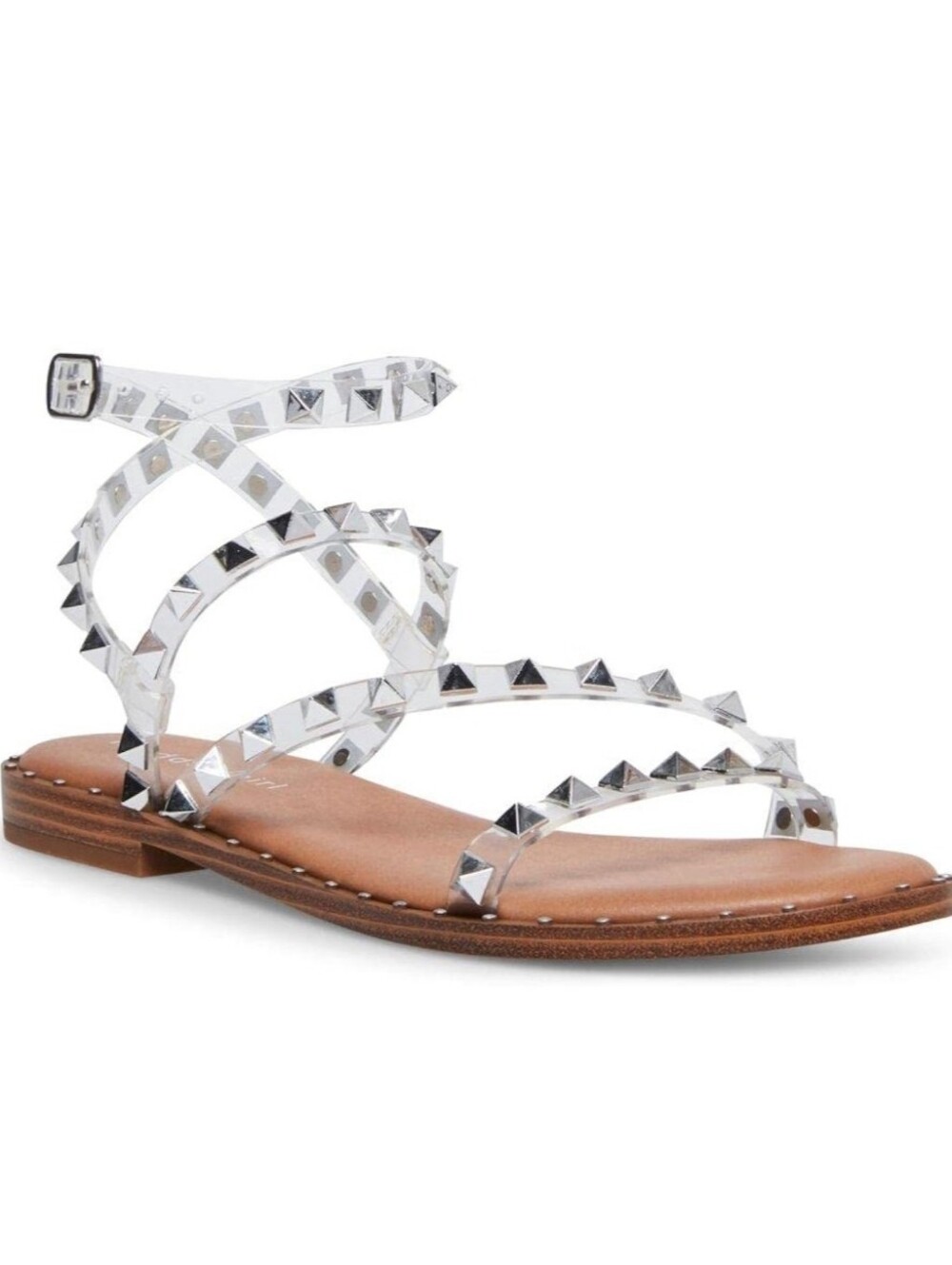 Madden Girl Flight Studded Ankle Strap Sandals